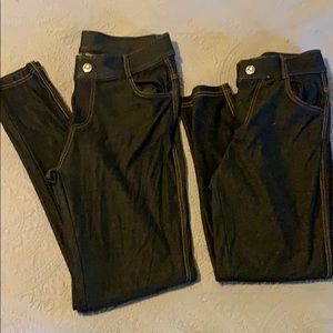 Bundle of jeggings- size Medium Yelete